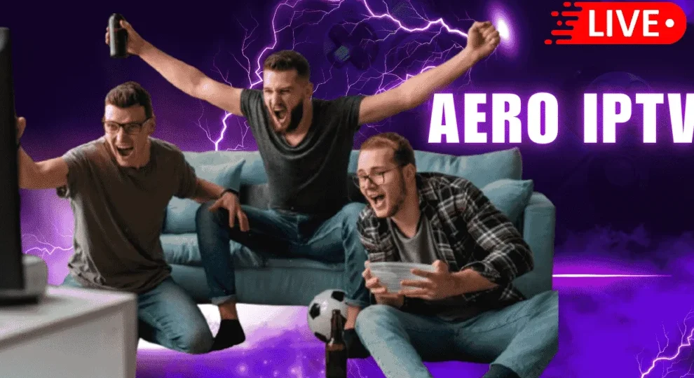 Écran d'accueil Aero TV IPTV – interface utilisateur